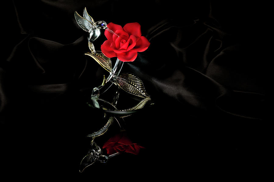 Ceramic Rose Photograph by Steve Templeton