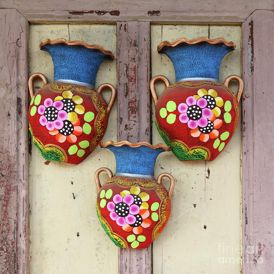 Flowers Still Life Photograph - Ceramics in La Arena Panama by James Brunker