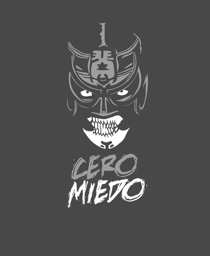 Cero Miedo Pentagon Dark Lucha Digital Art by Avery Martin Fine Art