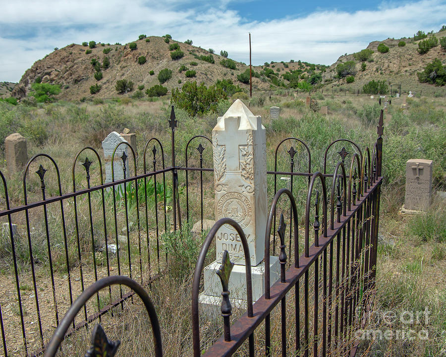 Cerrillos Cemetery Photograph by Stephen Whalen
