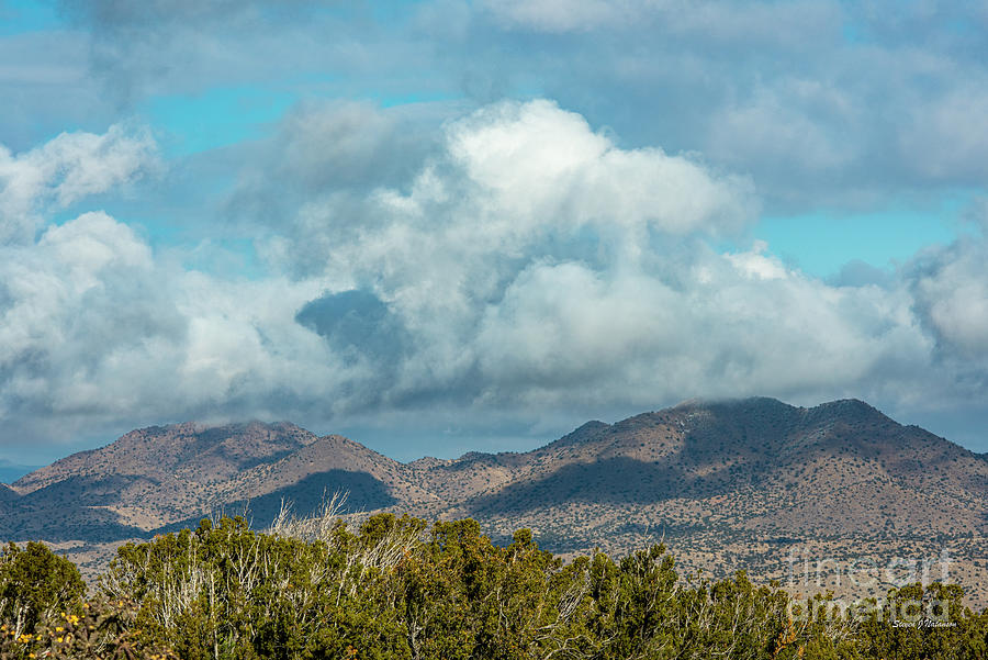 Cerrillos Hills November Clouds 1 Photograph by Steven Natanson