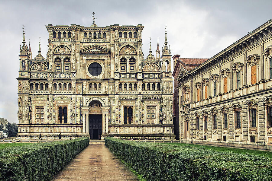 Certosa Di Pavia In Lombardy, Italy Photograph