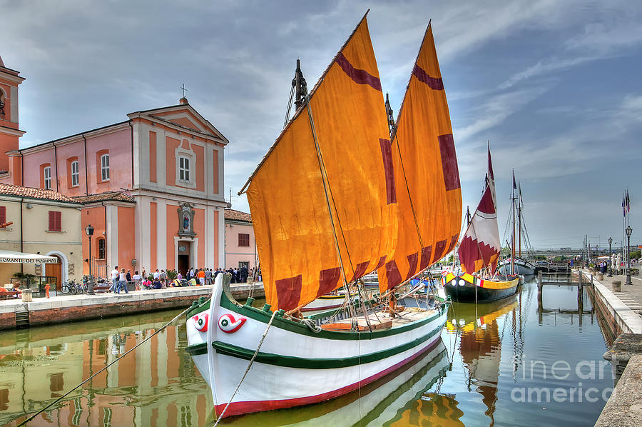 Cesenatico Harbour - Italy Photograph by Paolo Signorini