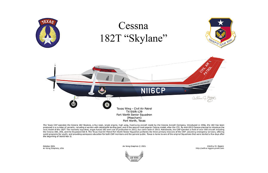 Cessna 182 чертеж