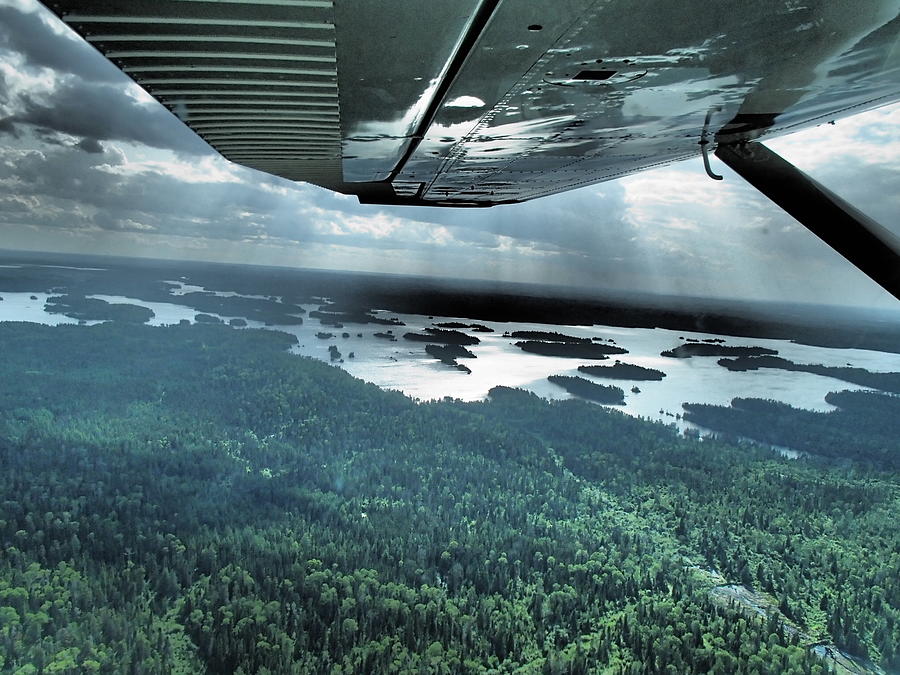 Cessna Flight Over Lac Seul Forest Unit Photograph By Julia Ryan Fine