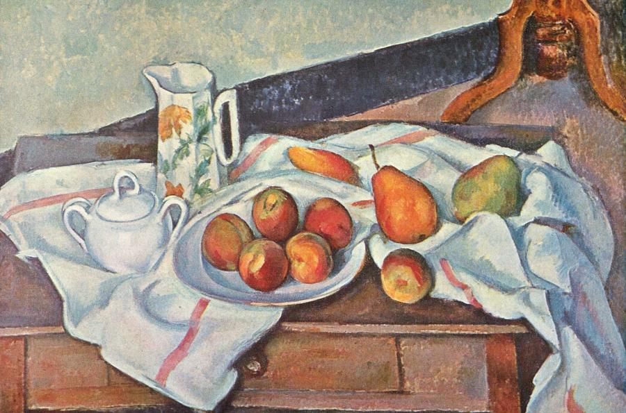 Cezanne Still life with sugar bowl Painting by Paul Cezanne - Pixels