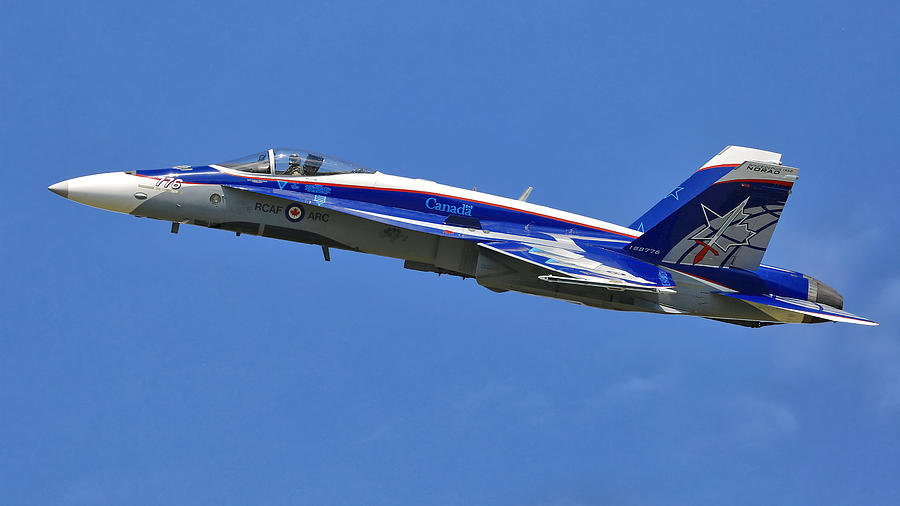 CF-18 Hornet NORAD 60th Anniversary livery Photograph by James Anderson ...