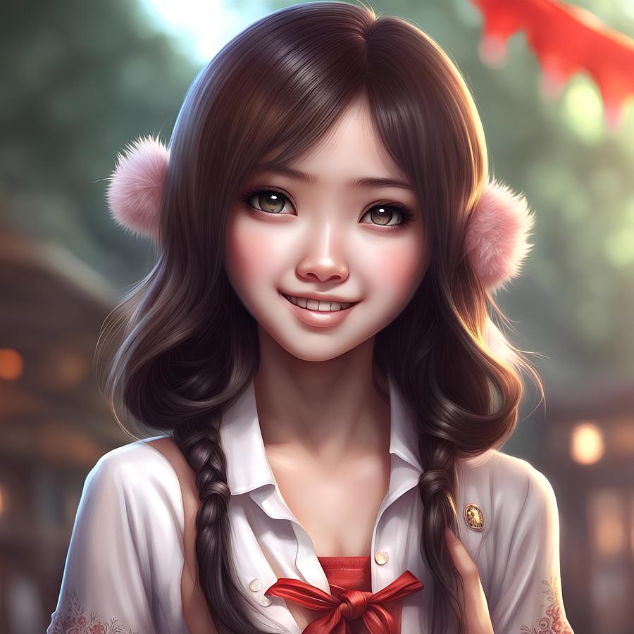 Cg character portrait Digital Art by Kristen O'Sullivan - Fine Art America