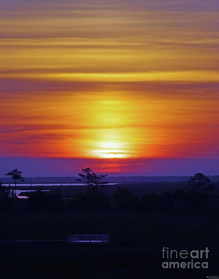 CG3  Brilliant Coastal Sunrise Darien GA Photograph by Lizi Beard-Ward