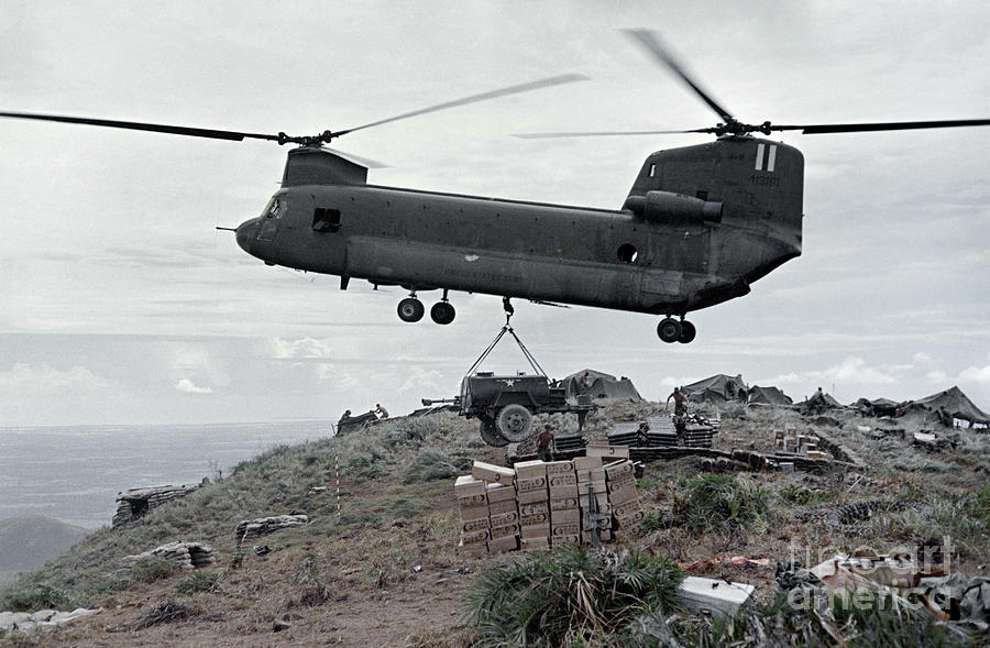 Ch-47 Chinook Helicopter, 1967 Photograph by Granger