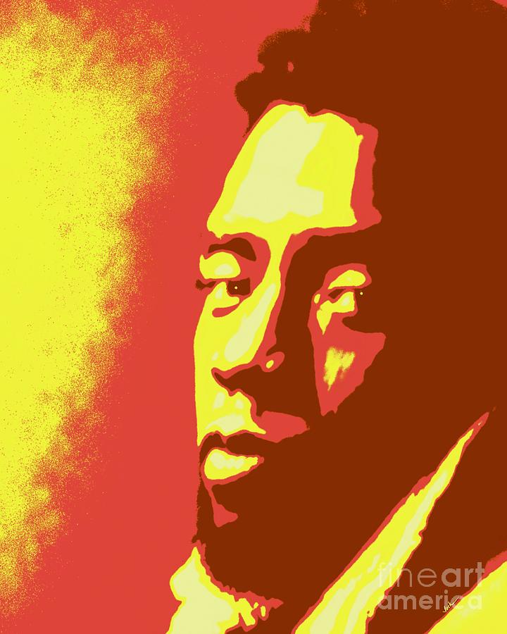 Boseman Painting - Chadwick Boseman 2020 by Jack Bunds Boseman Painting - Chadwick Boseman 2020 by Jack Bunds