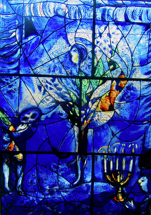 Chagall Glass Panel Photograph by Stephanie Moore
