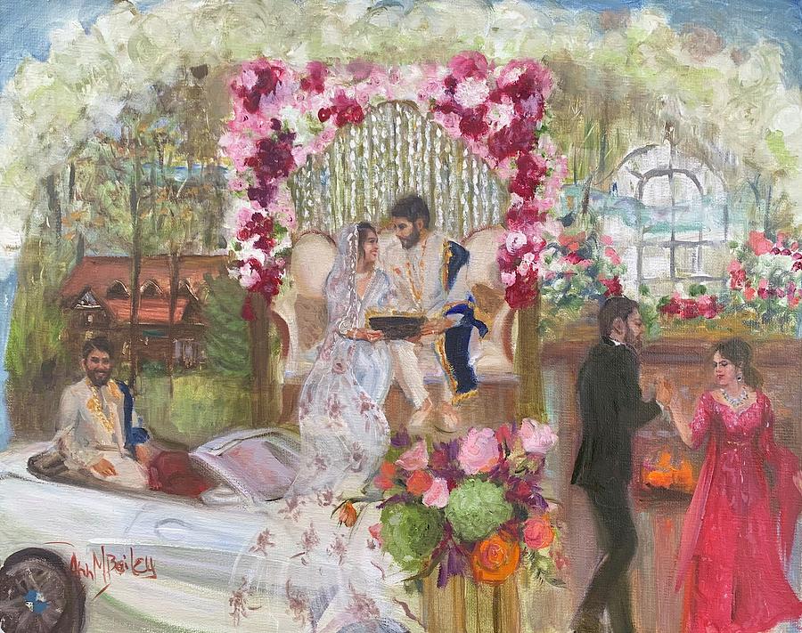 Chagani Gill Wedding Story Painting by Ann Bailey