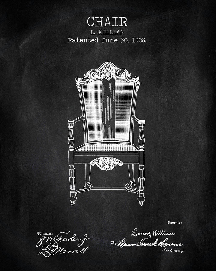 Castle Digital Art - Chair poster by Dennson Creative