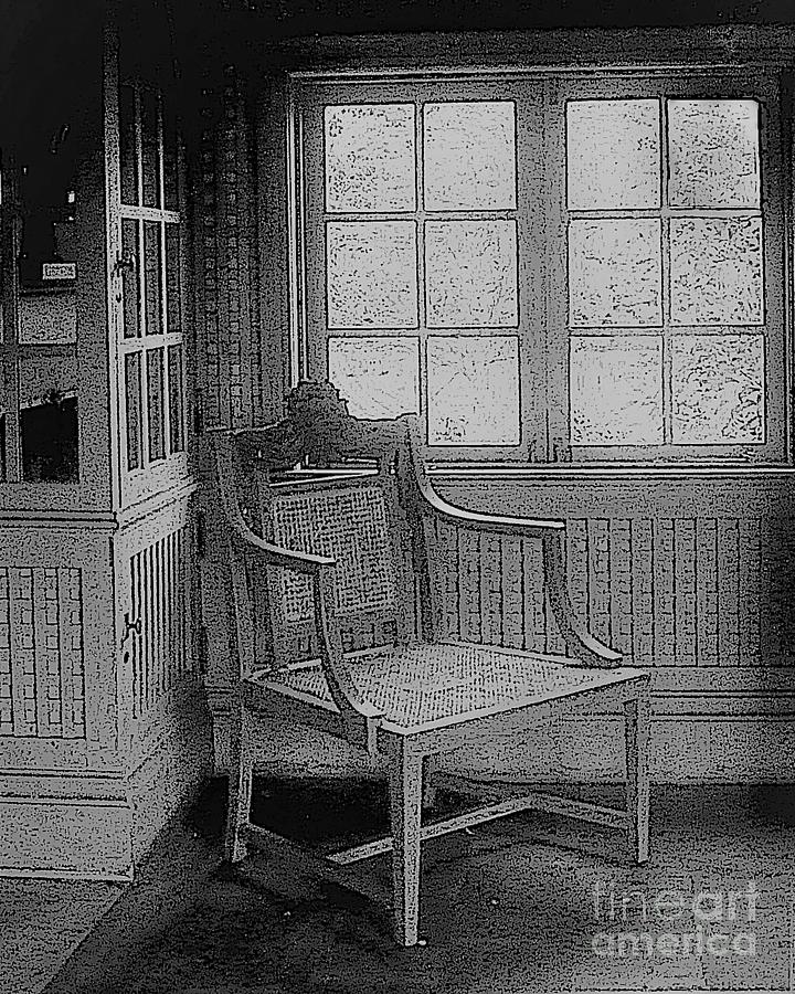 Chair Window1 Photograph by John Linnemeyer