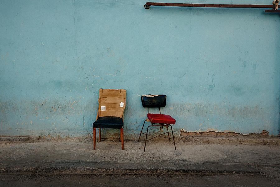 Chairs #1 Photograph by Yancho Sabev Art