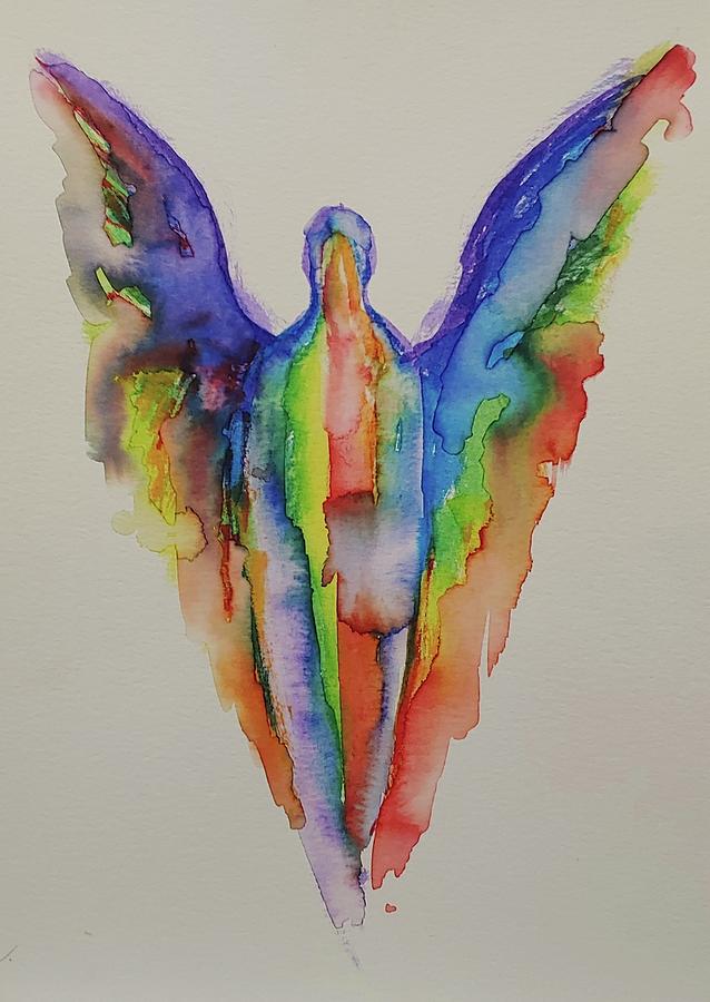 Chakra Angel Painting by Alma Yamazaki