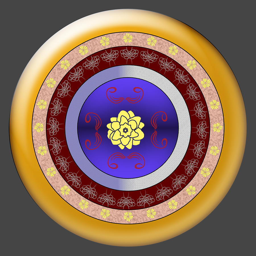 Chakra Mandala Digital Art by George Pennington