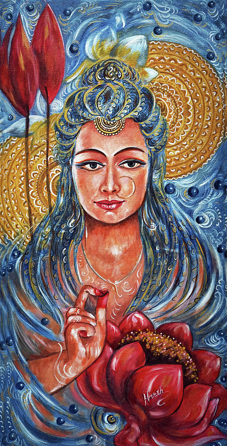 Chakra - Lotus Painting by Harsh Malik