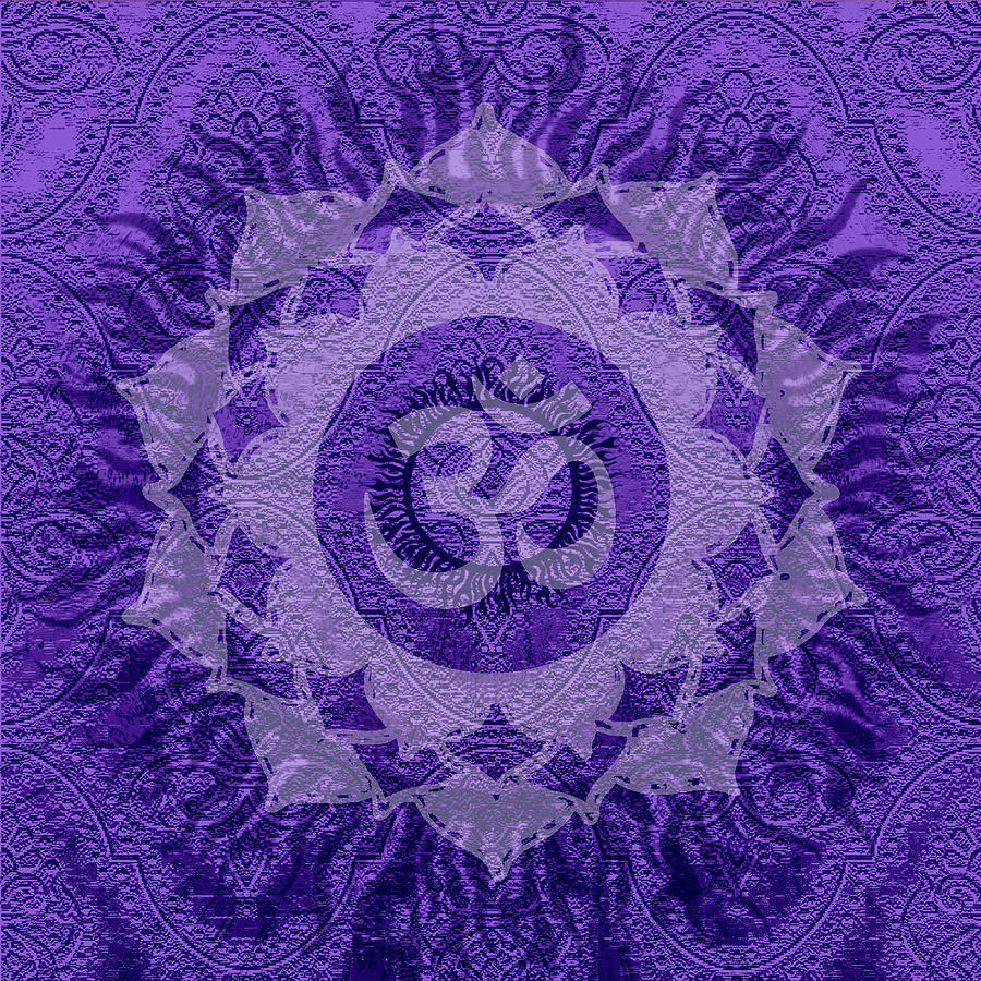 Chakra Sahasrara BG7 Digital Art by Dyana Glasgow | Fine Art America