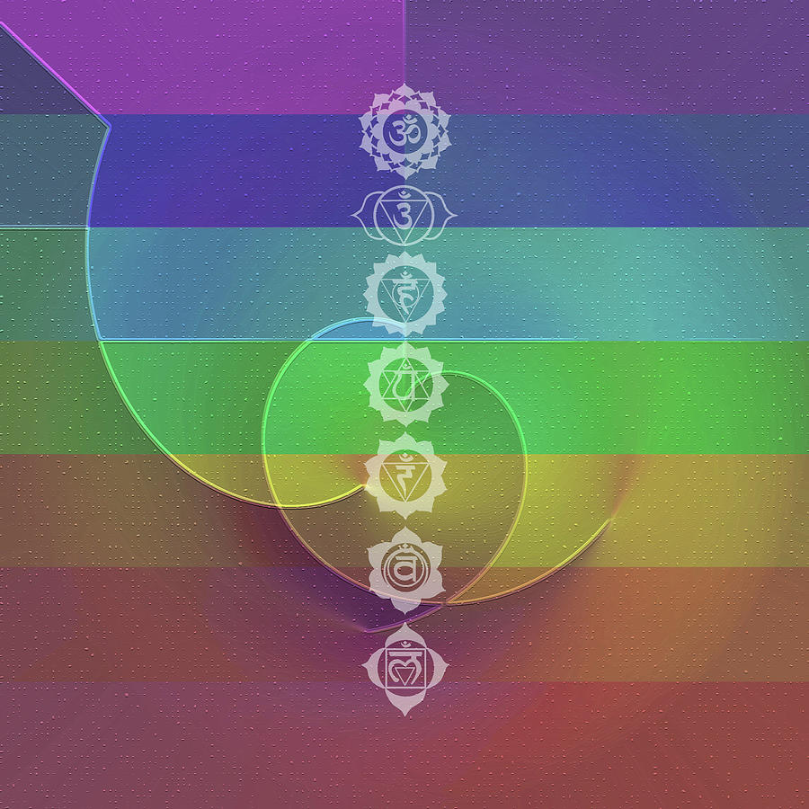 Chakras 1-1 Digital Art by Sol To Soul - Fine Art America