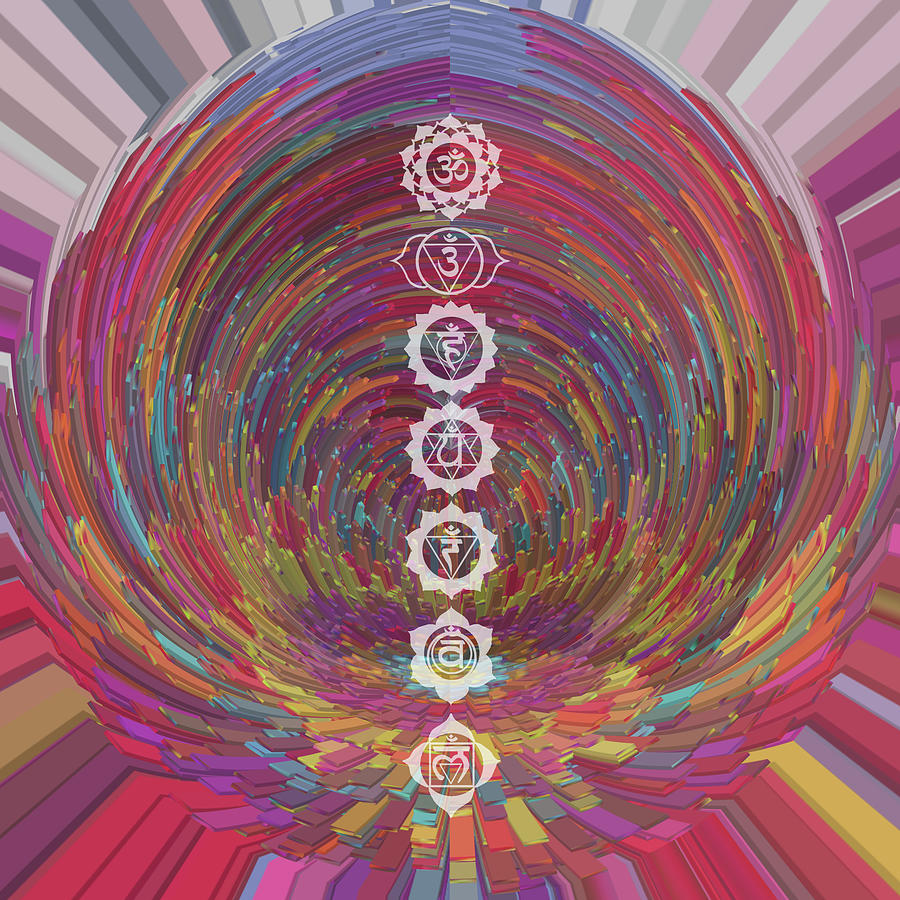 Chakras BG513 Digital Art by Sol To Soul - Fine Art America