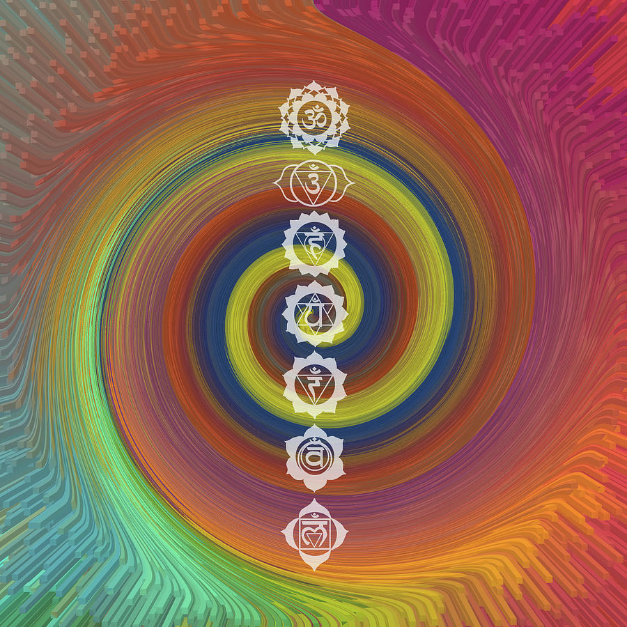 Chakras BG533 Digital Art by Sol To Soul - Fine Art America