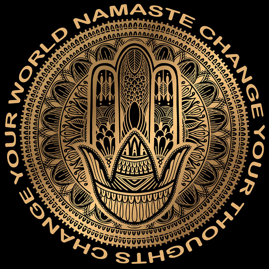 Chakras Meditation Namaste Yoga Edition Mandala Painting by Tony Rubino