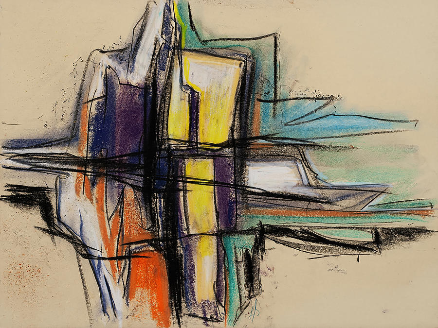 Chalk Play 4 on September 23, 2023 Pastel by Louis GIGNAC Chalk Play 4 on September 23, 2023 Pastel by Louis GIGNAC