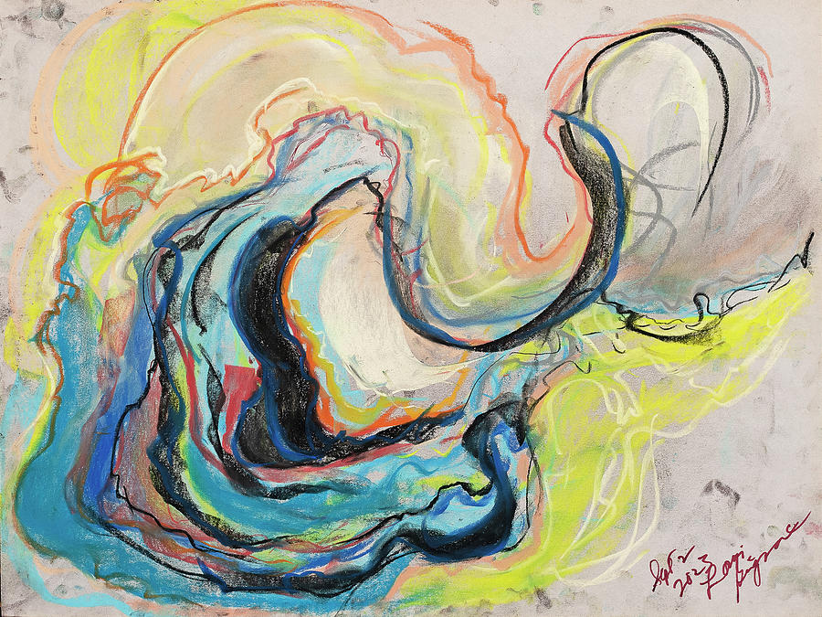 Chalk Play 5 Pastel by Louis GIGNAC