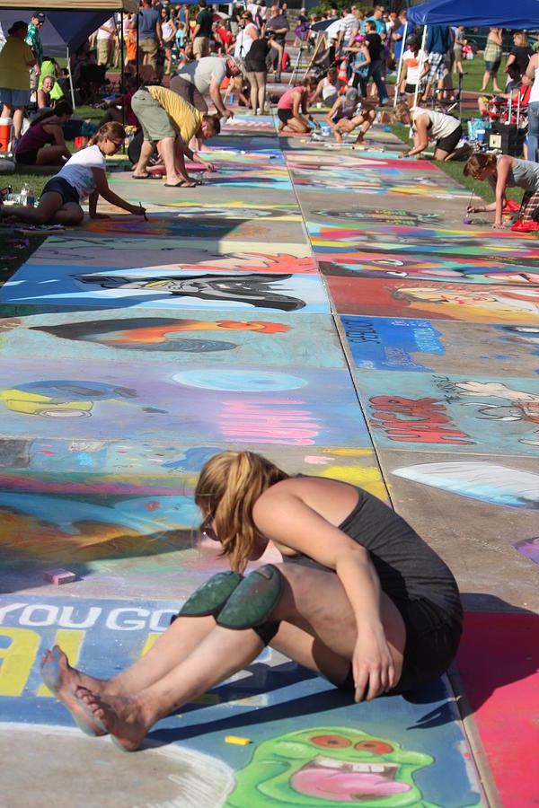 Wausau Photograph - Chalkfest, Wausau, Wisconsin by Callen Harty Wausau Photograph - Chalkfest, Wausau, Wisconsin by Callen Harty