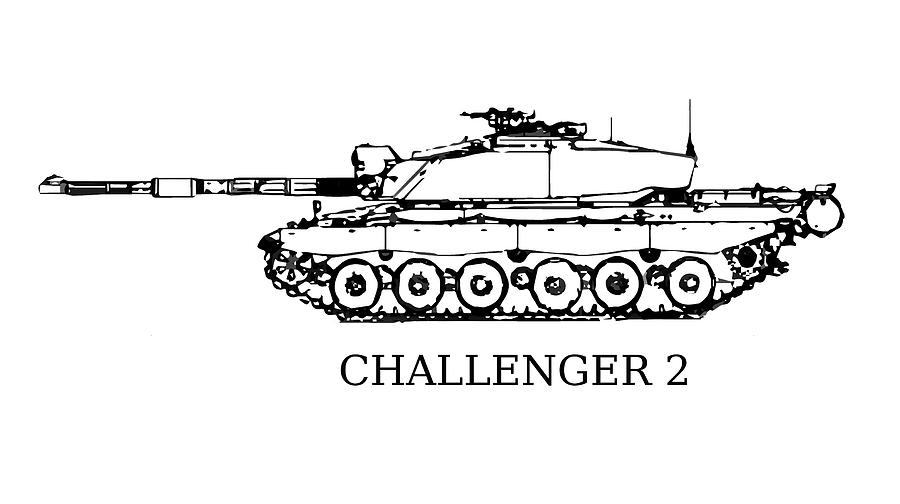 Challenger 2 Digital Art by Roy Pedersen
