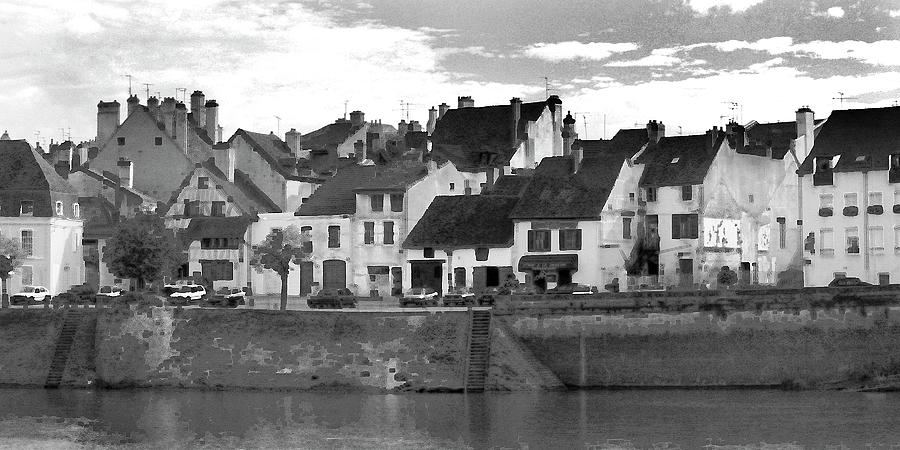 Chalon City View #3, France Photograph by Jerry Griffin