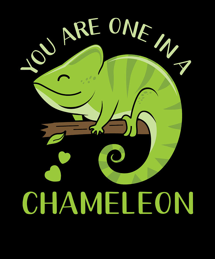 Chameleon Funny Sayings Digital Art by Manuel Schmucker Fine Art America