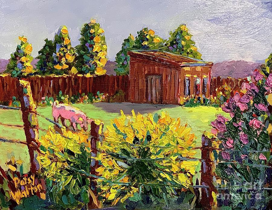 Chamesa In Bloom Painting by Patsy Walton