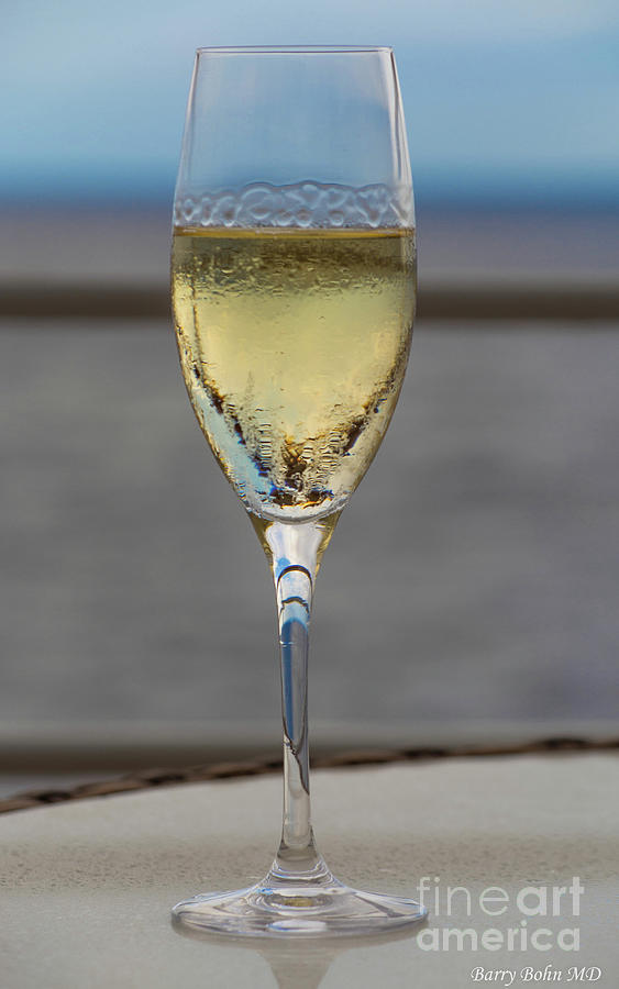 Champagne bubbles Photograph by Barry Bohn