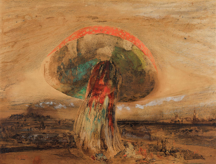 Victor Hugo Painting - Champignon by Victor Hugo