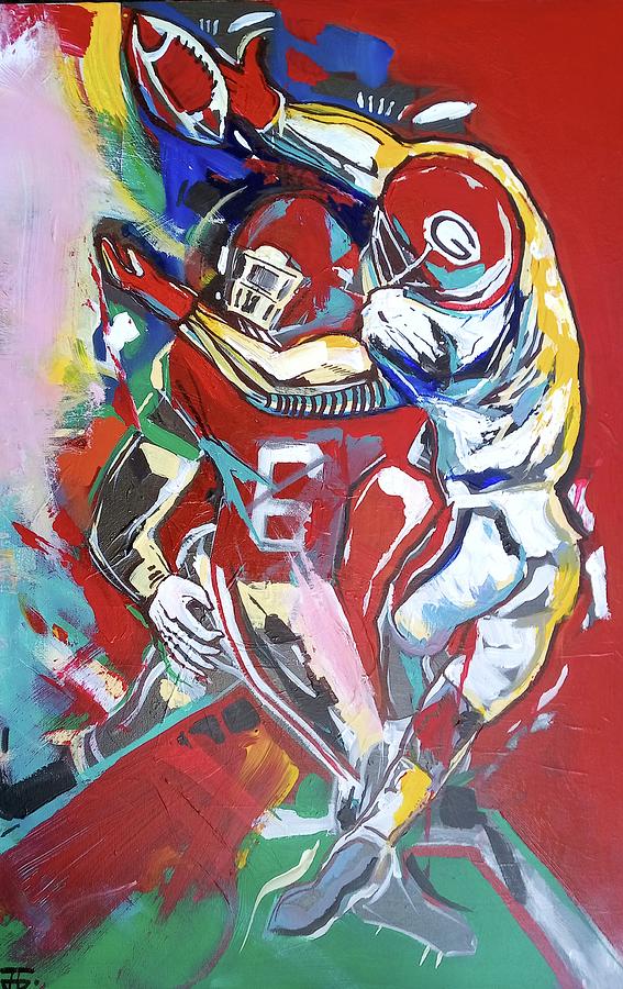 Champion Touchdown Painting by John Gholson