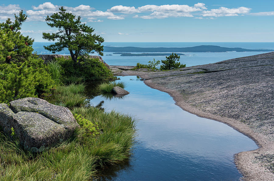 Champlain Mountain View Photograph by Lynn Thomas Amber