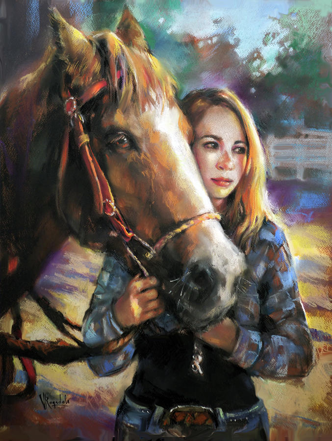 Chance of Victory Pastel by Valentina Ragsdale - Fine Art America