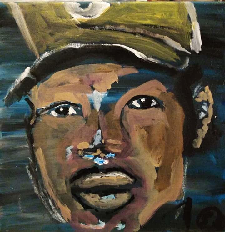 Chance the Rapper Painting by Shemika Bussey