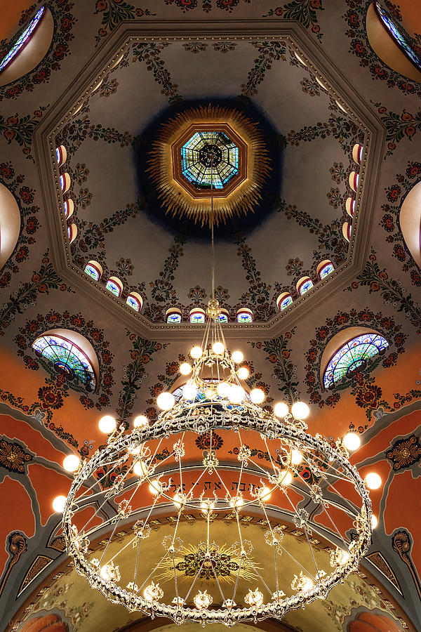 Chandelier in the Subotica synagogue Photograph by Dejan Travica Chandelier in the Subotica synagogue Photograph by Dejan Travica