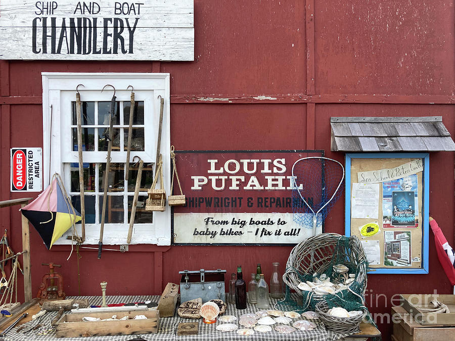 Chandlery at Lunenburg  Photograph by Phil Banks