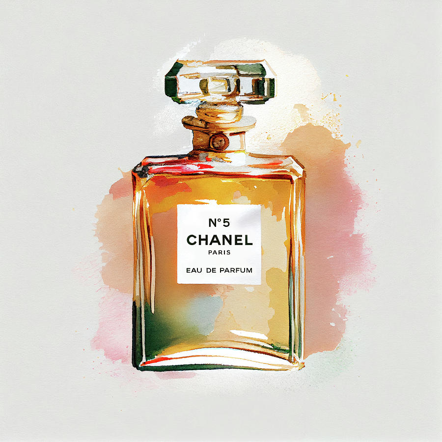 Chanel Bottle Digital Art by Mike Taylor - Fine Art America