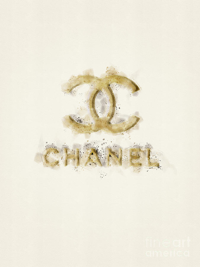 Chanel logo Painting by Pablo Romero - Fine Art America