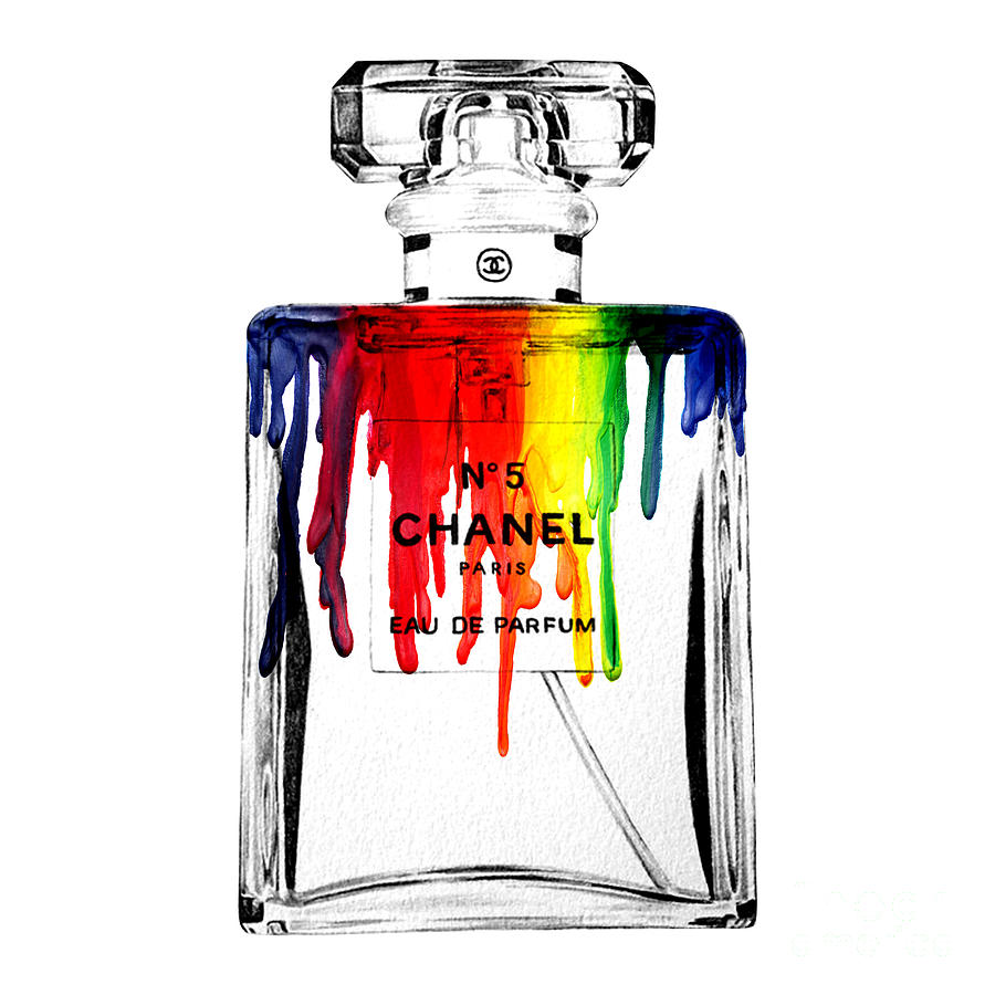 Bottle Painting - Chanel  by Mark Ashkenazi