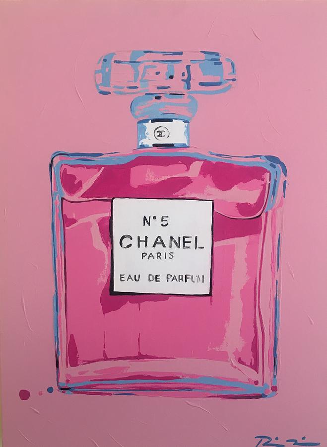 Chanel No 5 A Beautiful Thing Painting by Rita Hisar - Fine Art America
