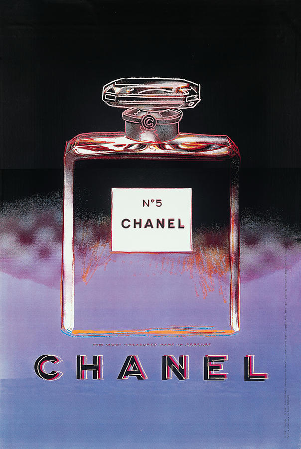 Chanel No. 5 by Andy Warhol Chanel, 1997 - 3 Painting by Vintage Ad ...