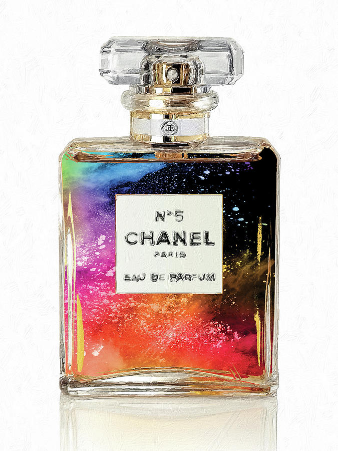 Chanel No. 5 Perfume Painting by Tony Rubino - Fine Art America