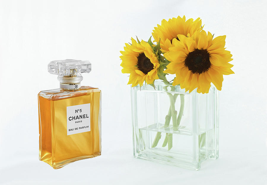 Chanel No.5 And Sunflowers by Sandi OReilly